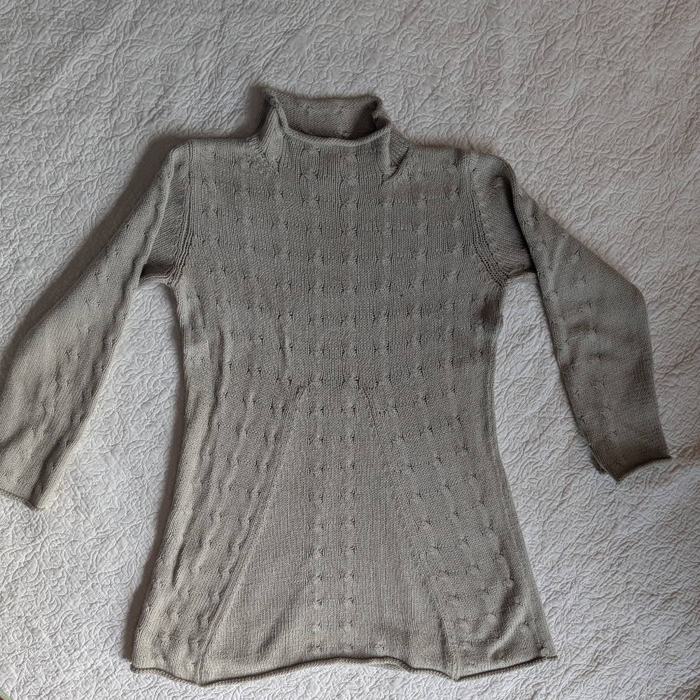 Cream knit sweater